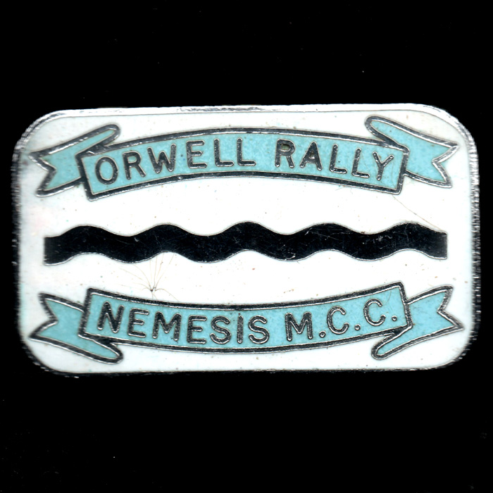 Orwell Rally pin Badge