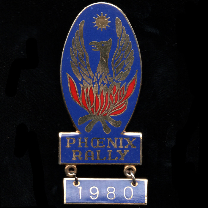 Phoenix Rally pin badge