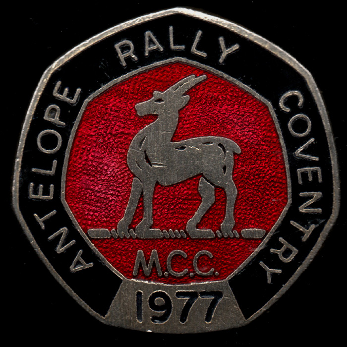 Antelope Rally pin badge