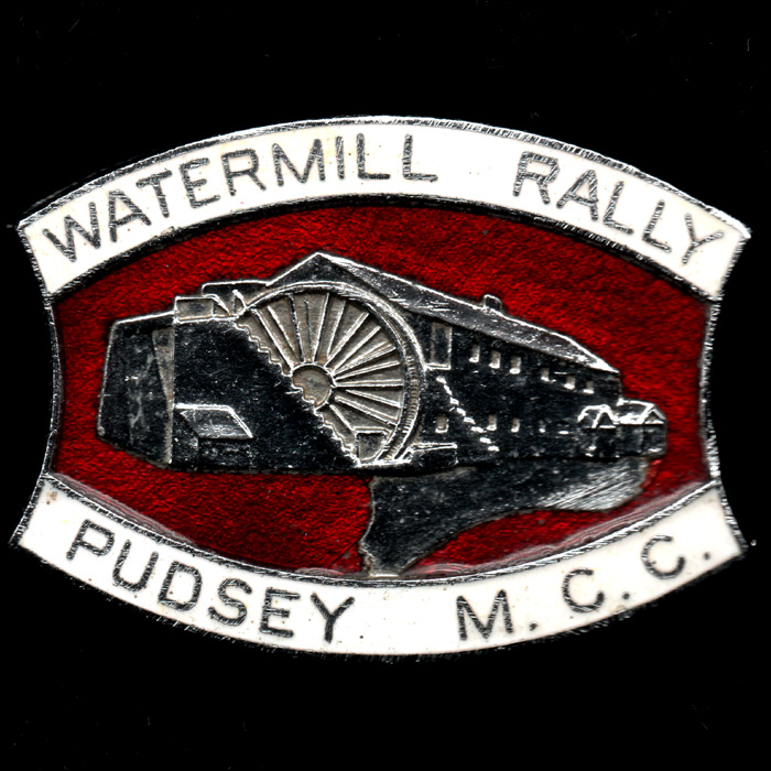 Watermill Rally pin badge
