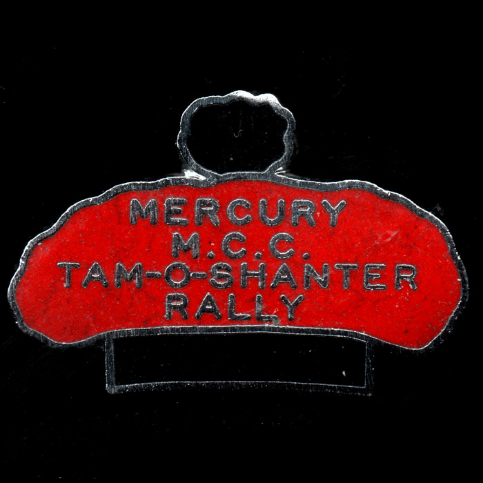 Tam-o-shanter Rally pin badge