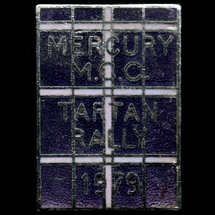 Tartan Rally pin badge