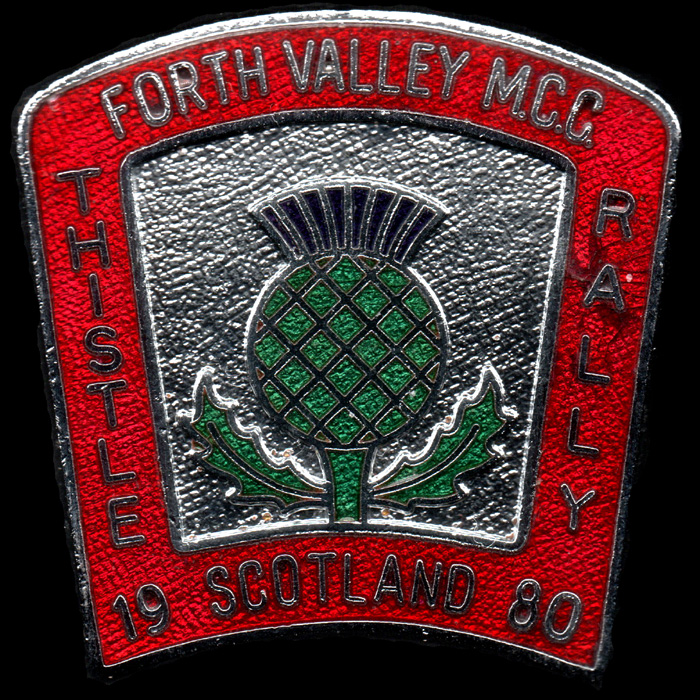 Thistle Rally pin badge