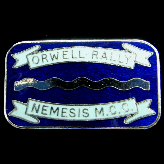 Orwell Rally pin Badge