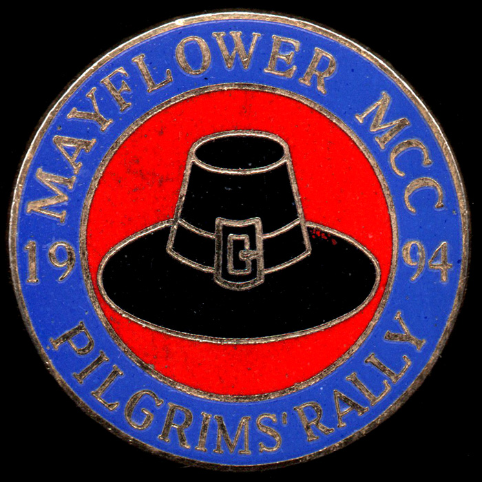 Pilgrims Rally pin badge