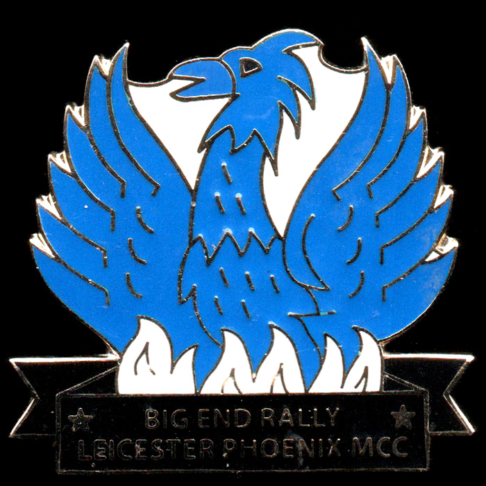 Big End Rally pin badge