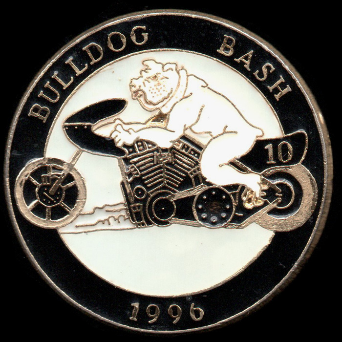 Bulldog Bash  pin badge