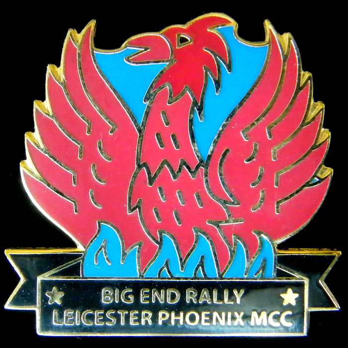 Big End Rally pin badge