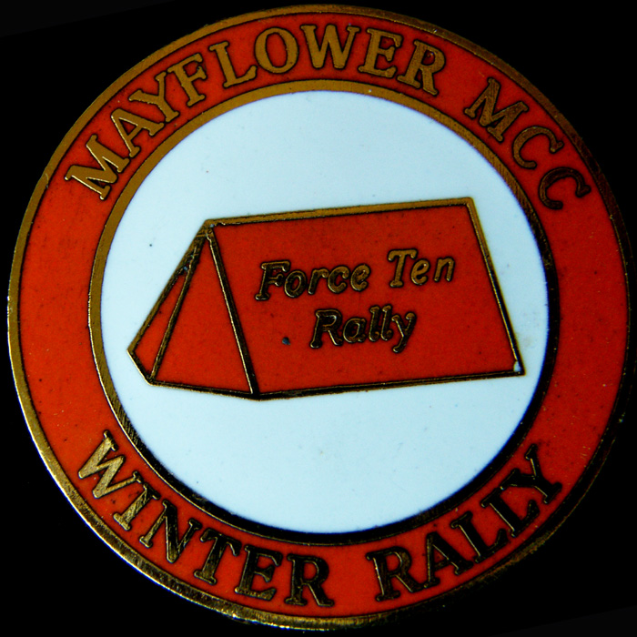 Force Ten Rally pin badge