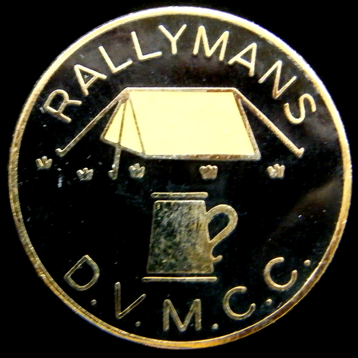 Rallymans Rally pin badge