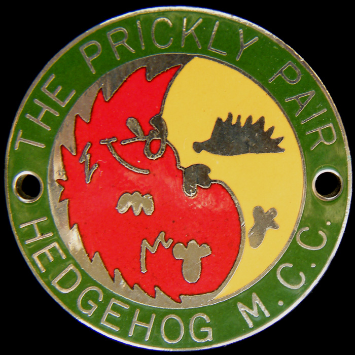 The Prickly Pair Rally pin badge