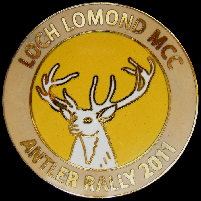 Antler Rally pin badge