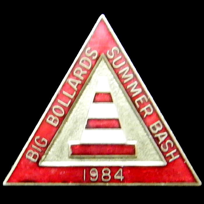 Big Bollards Summer Bash Rally pin badge