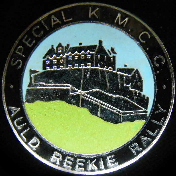 Auld Reekie Rally pin badge
