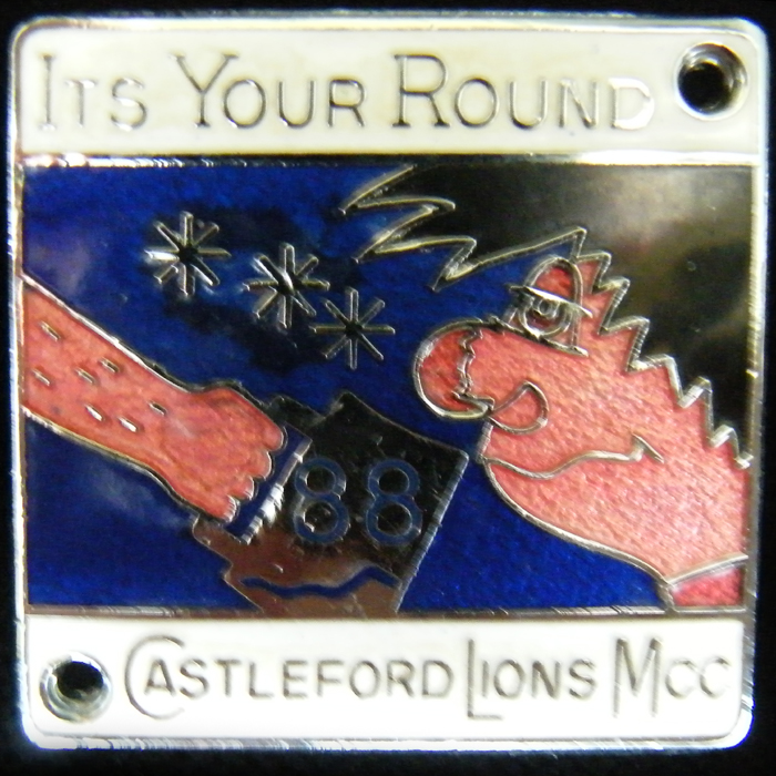 Its Your Round Rally pin badge