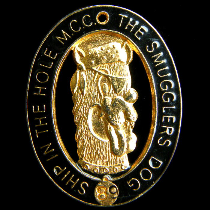 Smugglers Dog Rally pin badge