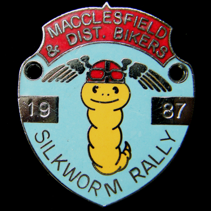 Silkworm Rally pin badge