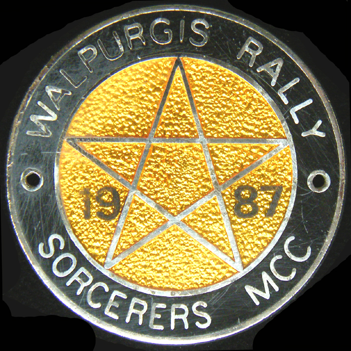 Walpurgis Rally pin badge