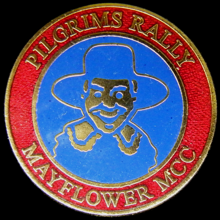 Pilgrims Rally pin badge