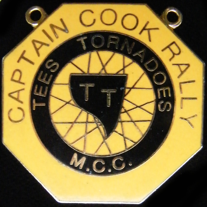 Captain Cook Rally pin badge