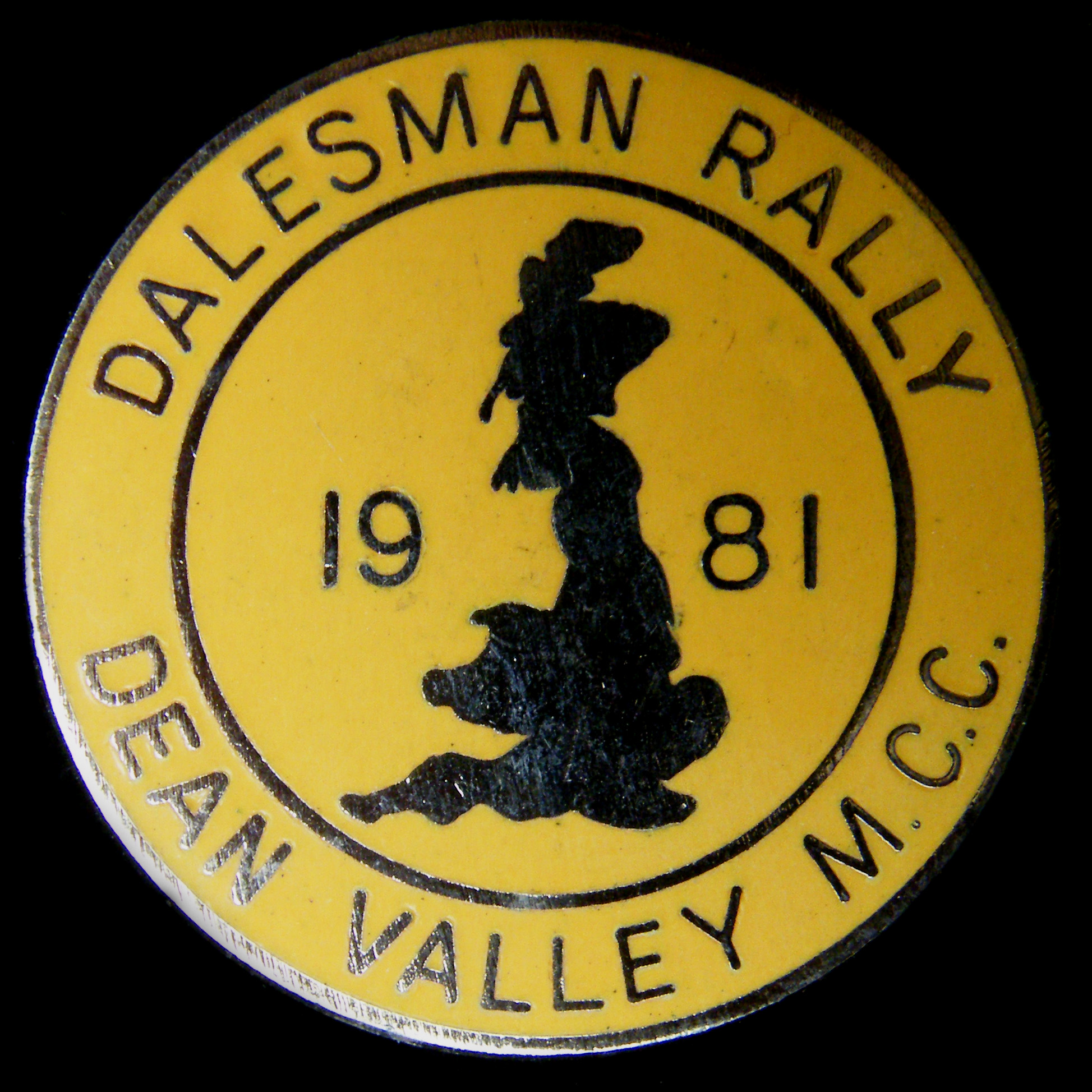 Dalesman Rally pin badge