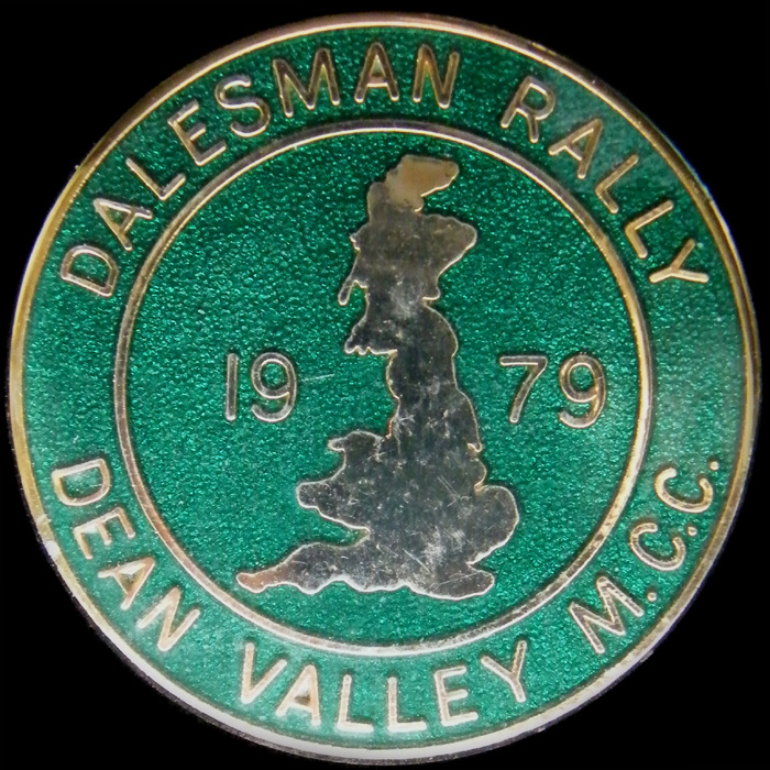 Dalesman Rally pin badge