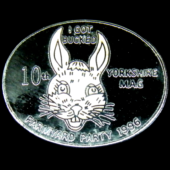 Farmyard Party Rally pin badgev