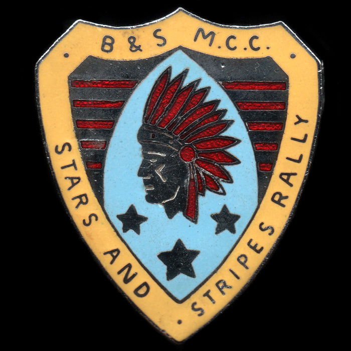 Stars & Stripes Rally Pin Badge