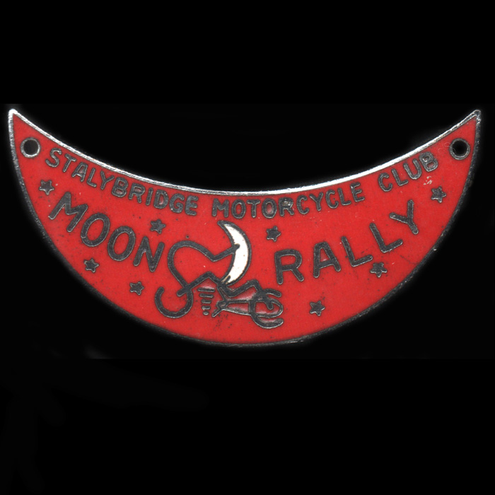 Moon Rally pin badge