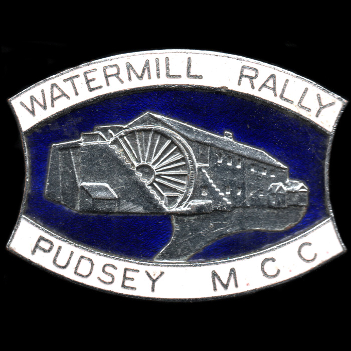 Watermill Rally pin badge