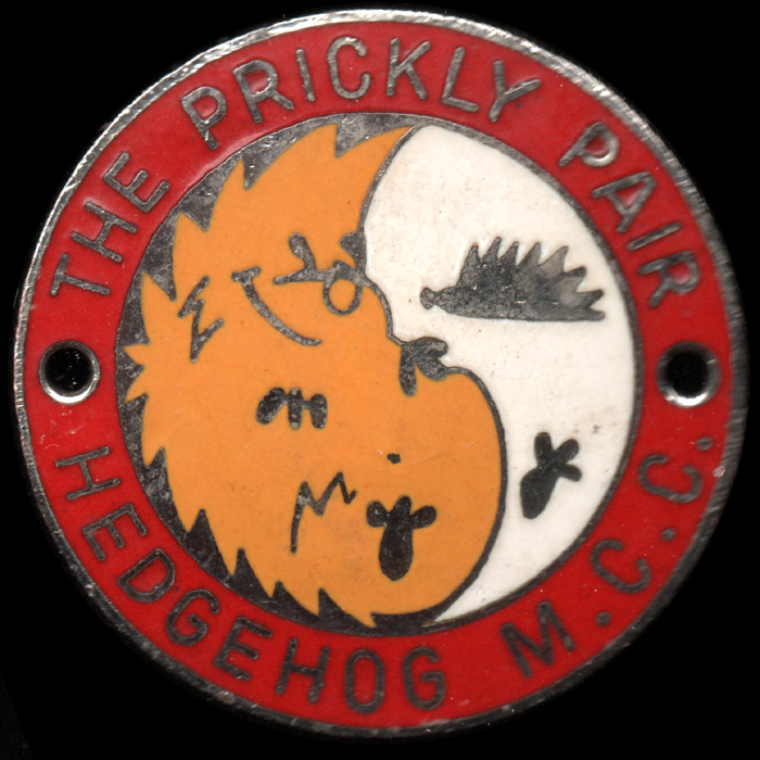 The Prickly Pair Rally pin badge