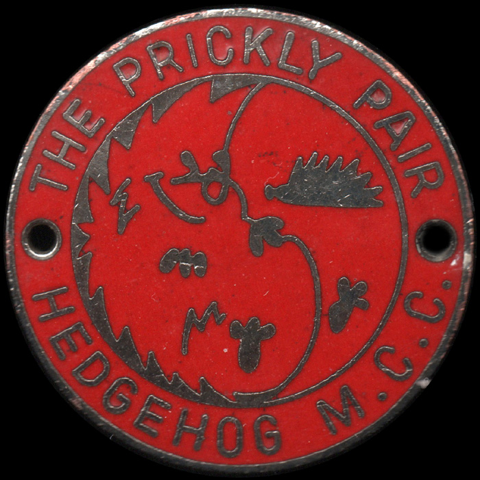 The Prickly Pair Rally pin badge