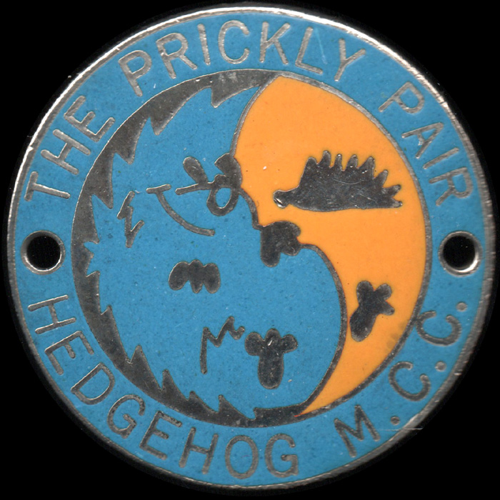 The Prickly Pair Rally pin badge