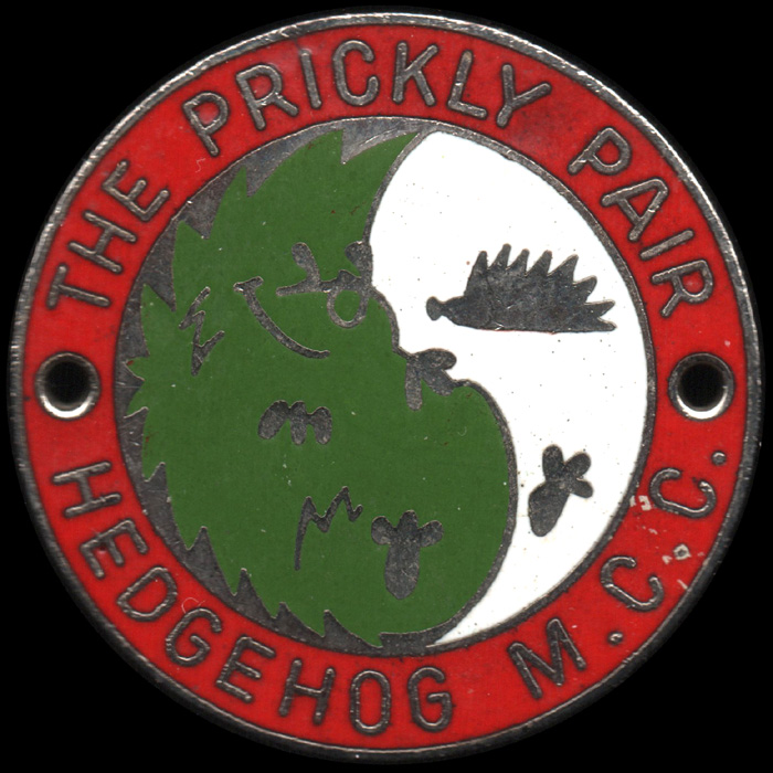 The Prickly Pair Rally pin badge