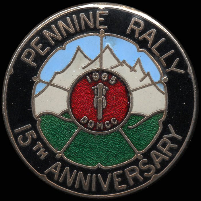 Pennine Rally pin badge