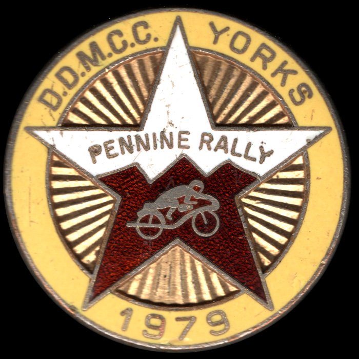 Pennine Rally pin badge
