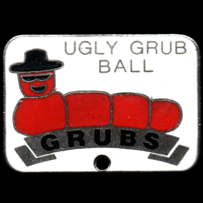 Ugly Grub Ball Rally pin badge