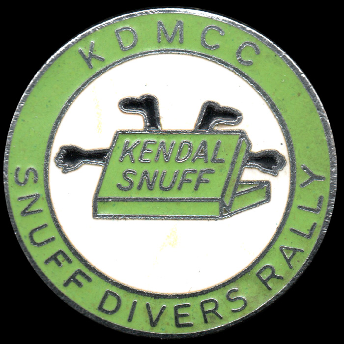Snuff Divers Rally pin badge
