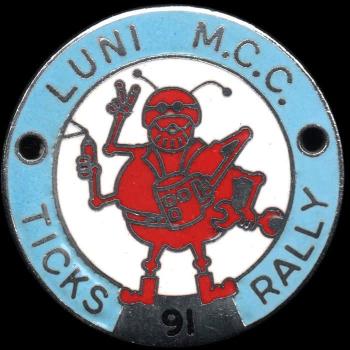 Tricks Rally pin badge