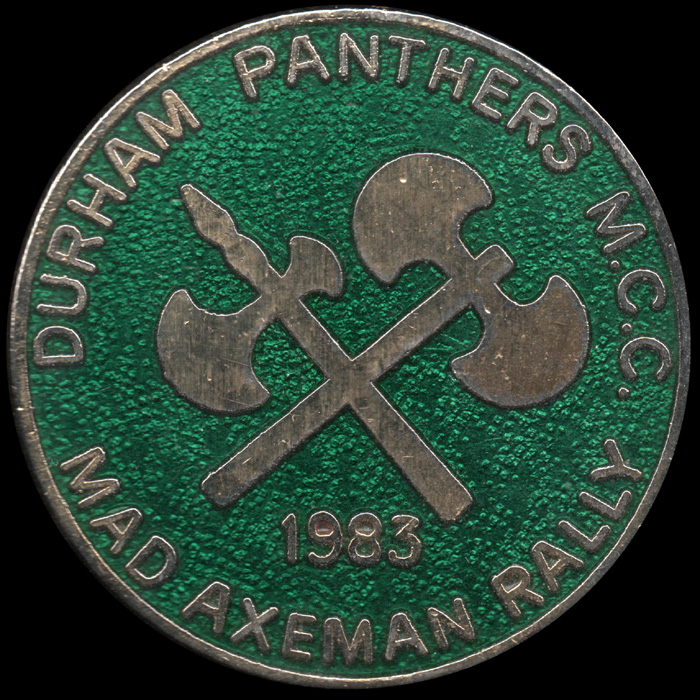 Mad Axeman Rally Pin Badge