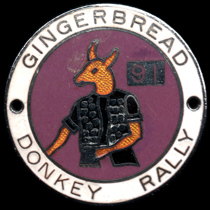 Donkey Rally pin badge 