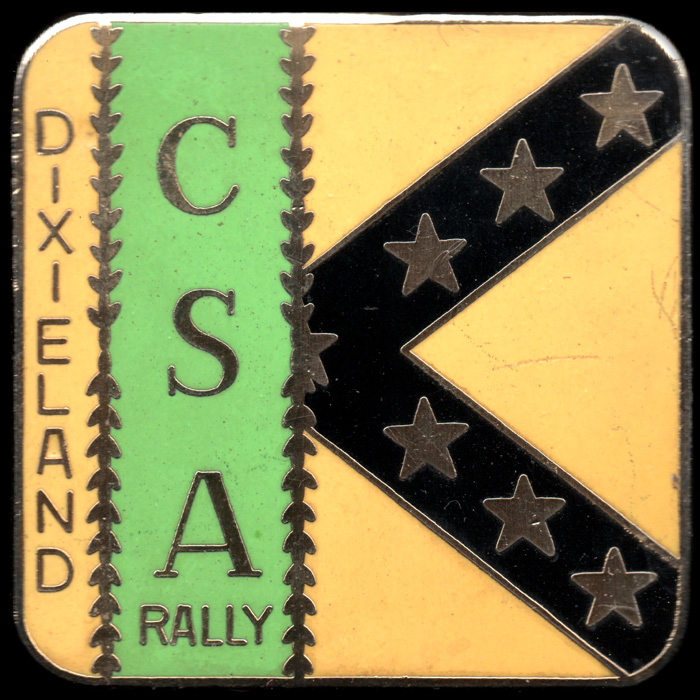 Dixieland Rally pin badge