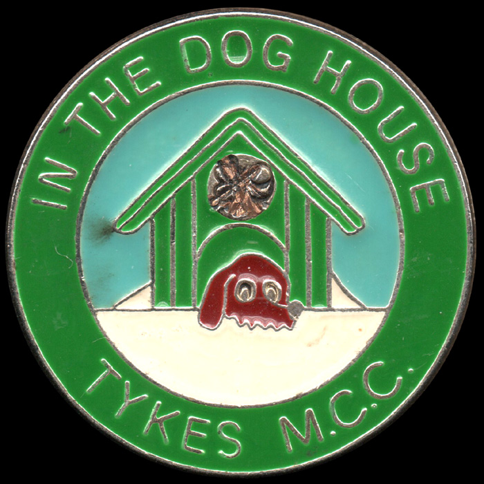 In the Dog House Rally pin badge