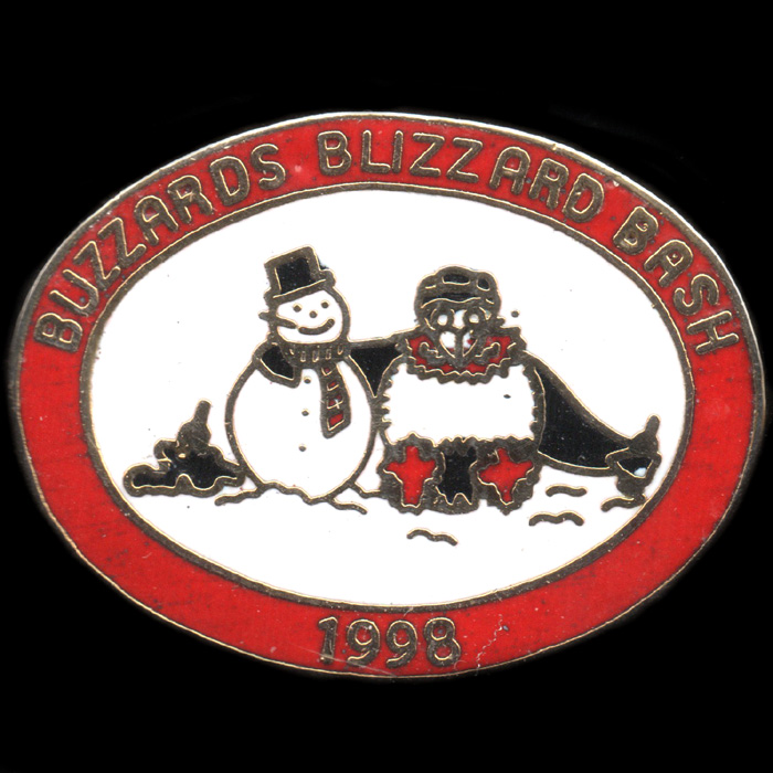 Buzzard Bash pin badge
