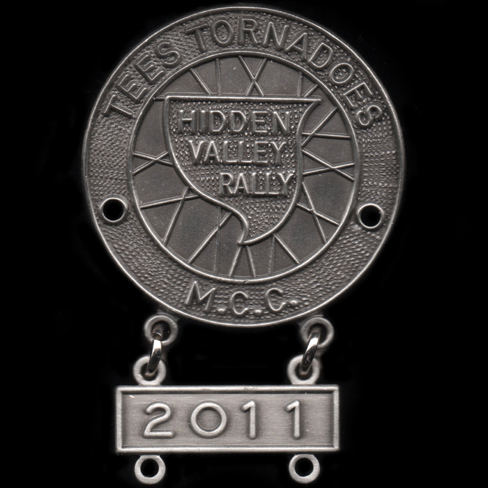 Hidden Valley Rally pin badge