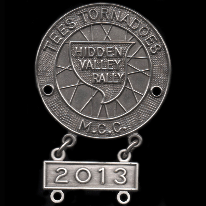 Hidden Valley Rally pin badge