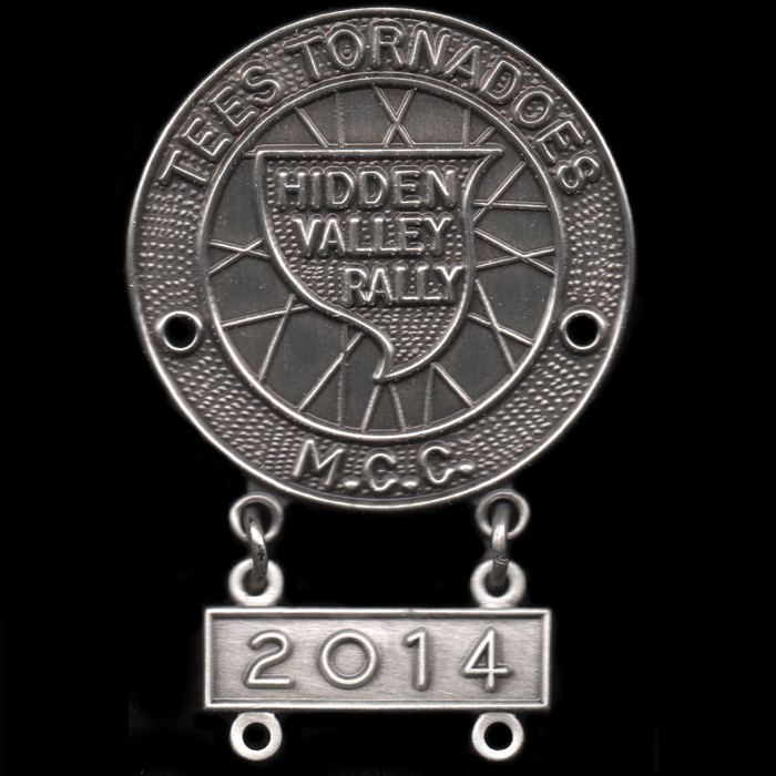 Hidden Valley Rally pin badge