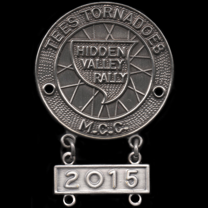 Hidden Valley Rally pin badge