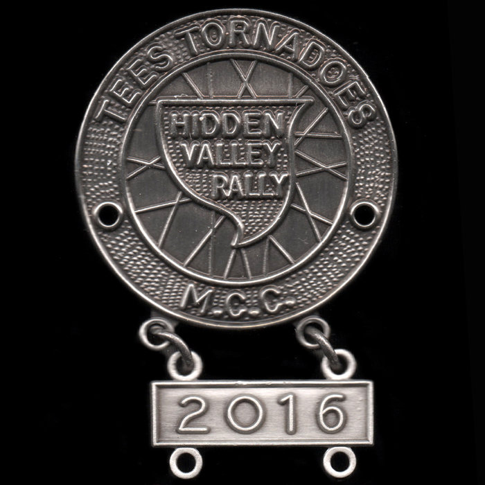 Hidden Valley Rally pin badge