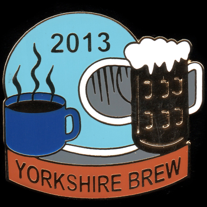 Yorkshire Brew Rally Pin badge